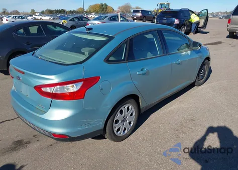 2012 Ford Focus Se from USA, damaged, VIN 1FAHP3F26CL451452